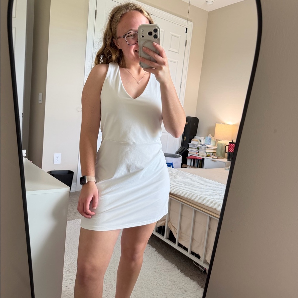 Fabletics White Athletic Dress - Picture 2 of 8